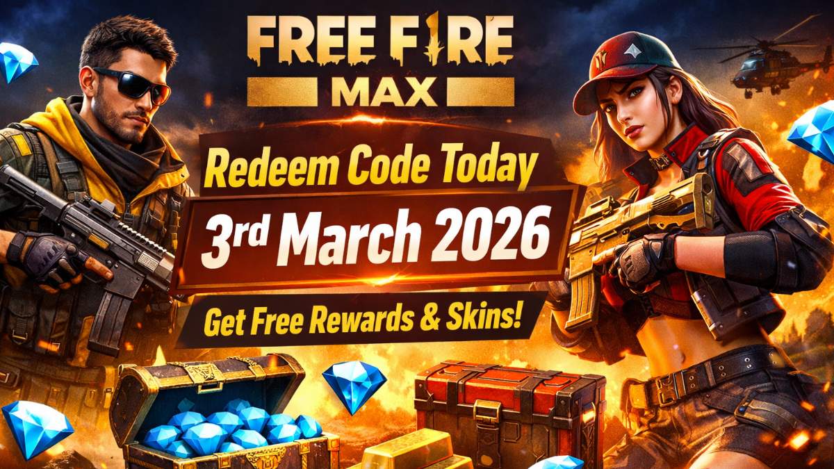 Free Fire Max Redeem Codes 3rd March 2026