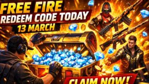 Free Fire Redeem Code 13 March 2026