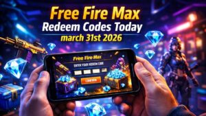 Garena Free Fire Redeem Codes March 31 2026 Working