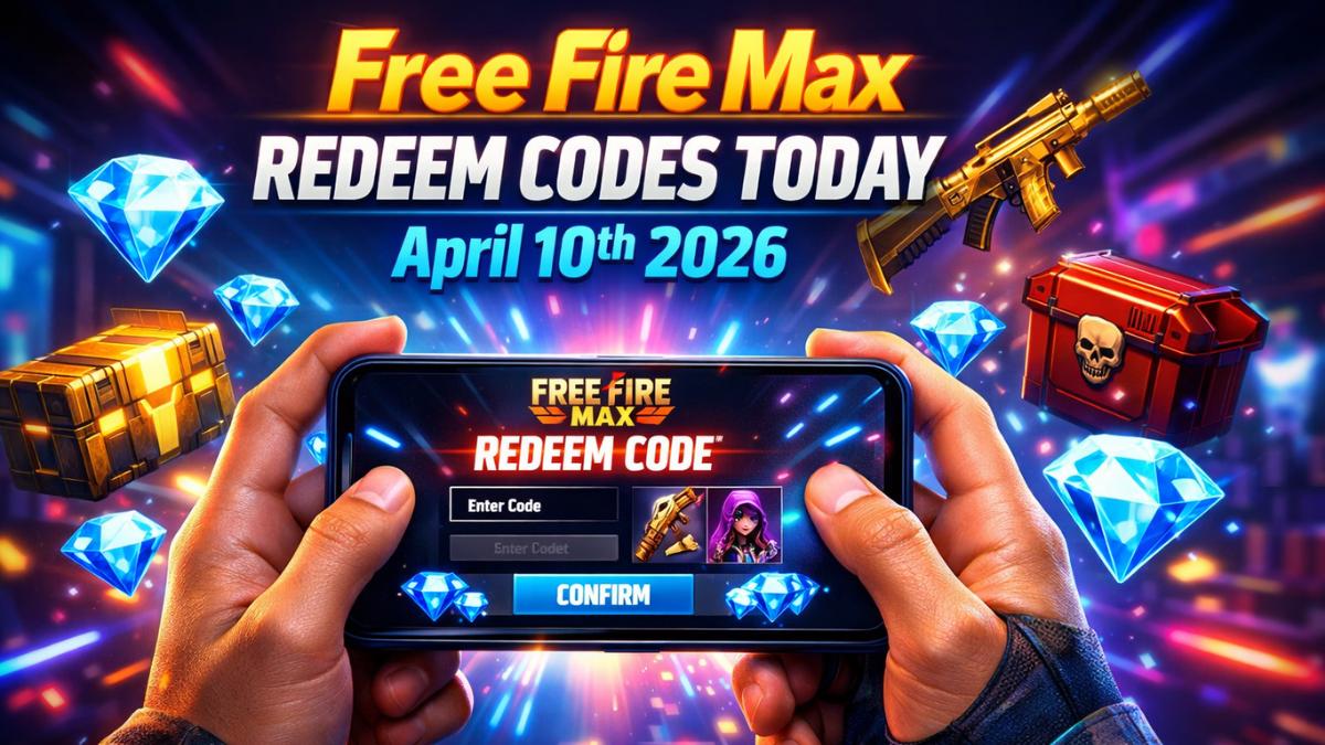 Garena Free Fire Max Redeem Codes for April 10 2026